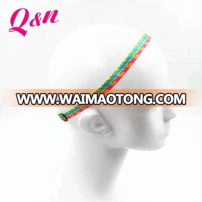 Amazon Handmade Adjustable Skiny Custom Printed Elastic Headband